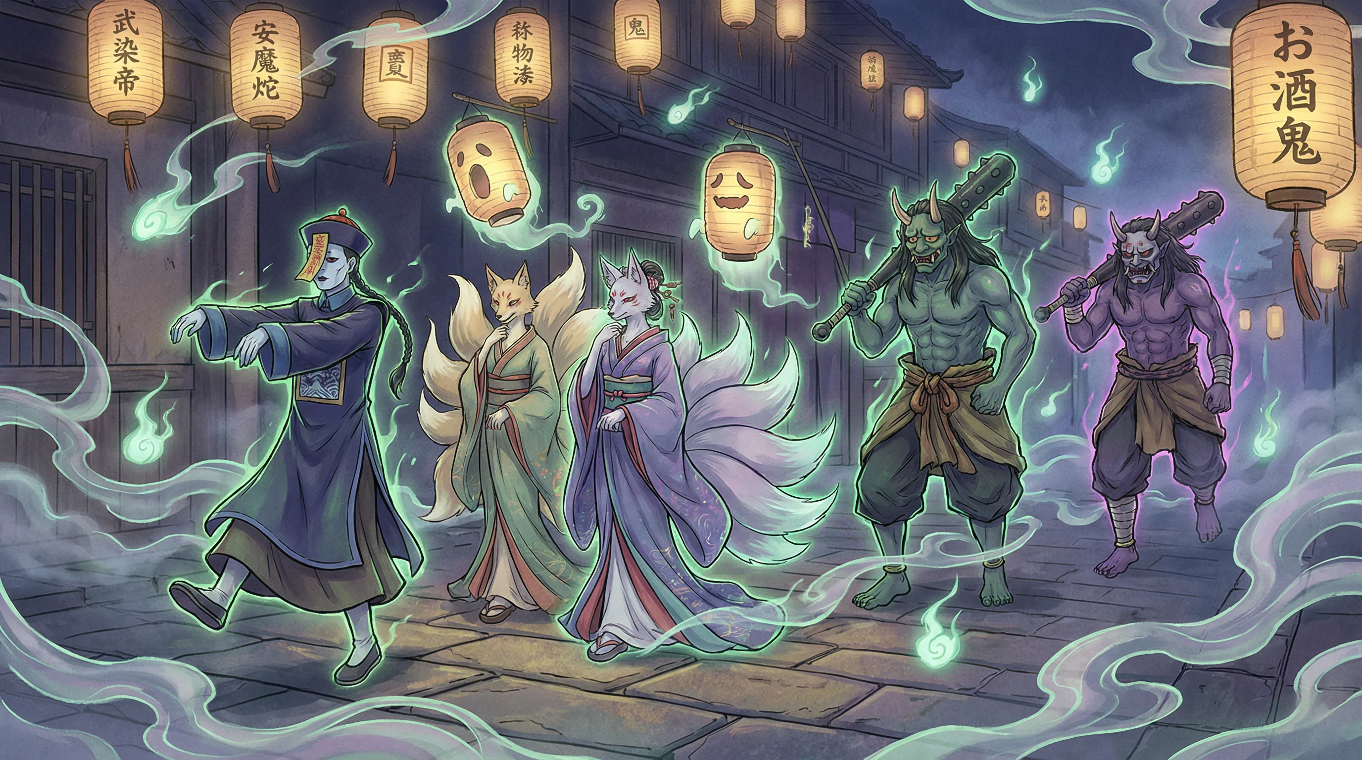 百鬼夜行 - 啄木鸟高压监狱 中日鬼怪动漫